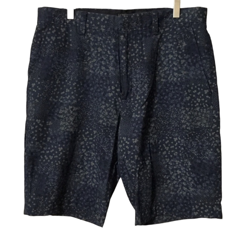 J. CREW FACTORY sz 31 Men’s Shorts Rivington Floral Flat Front Blue